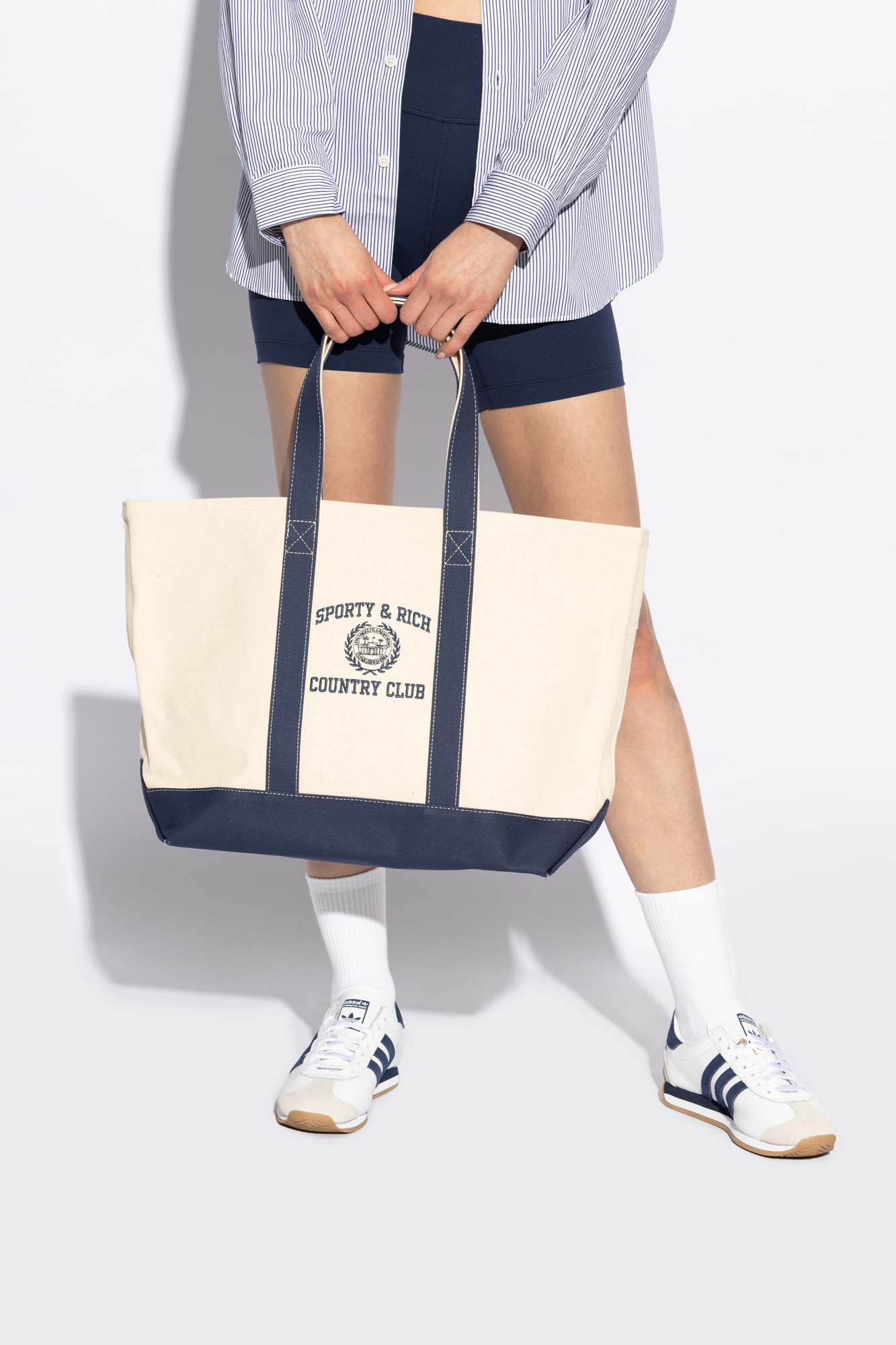Beige Shopper type bag Sporty & Rich - SchaferandweinerShops